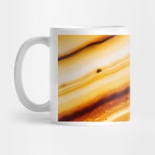 Brown agate mineral super macro Mug